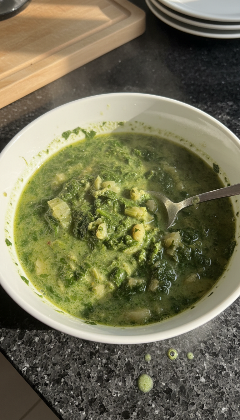 Savory Spinach and Fennel Soup