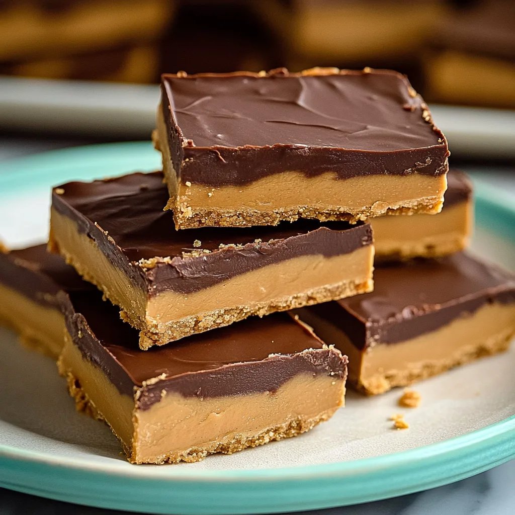 No Bake Peanut Butter Bars
