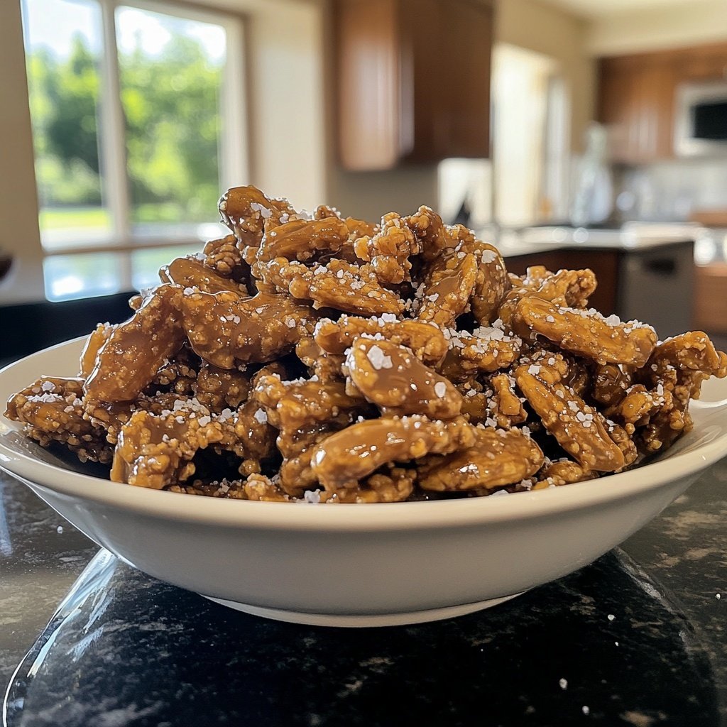 Buttered Toffee Candied Nuts