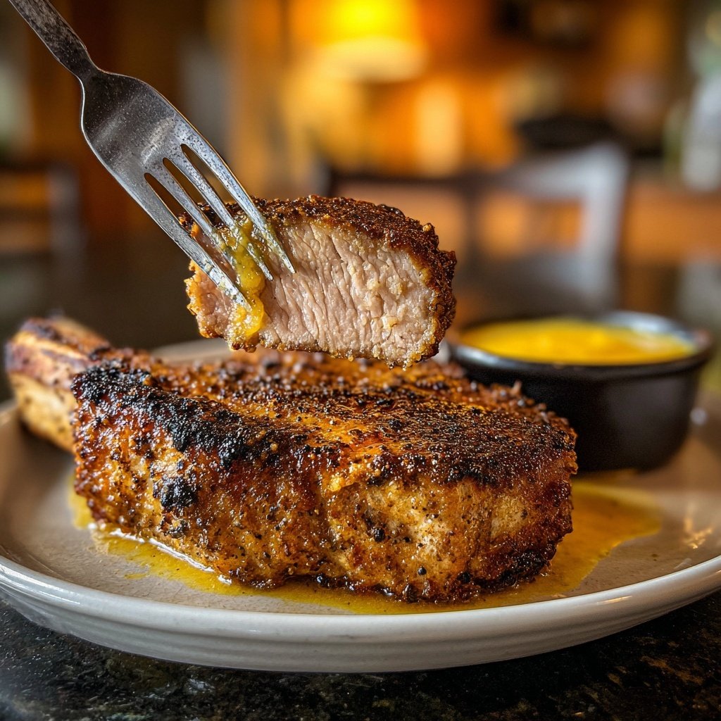 Roasted Pork Chops Applesauce Sauce