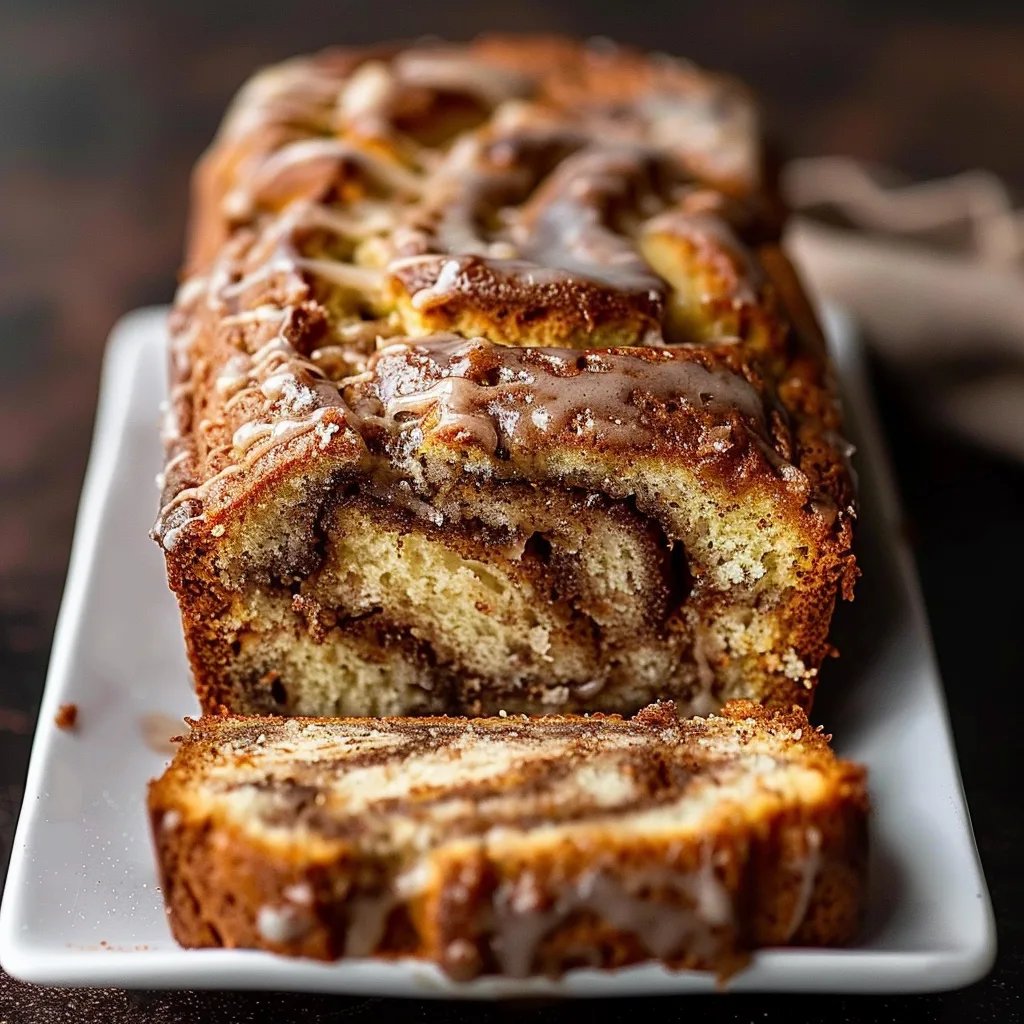 Homemade Cinnamon Swirl Banana Bread