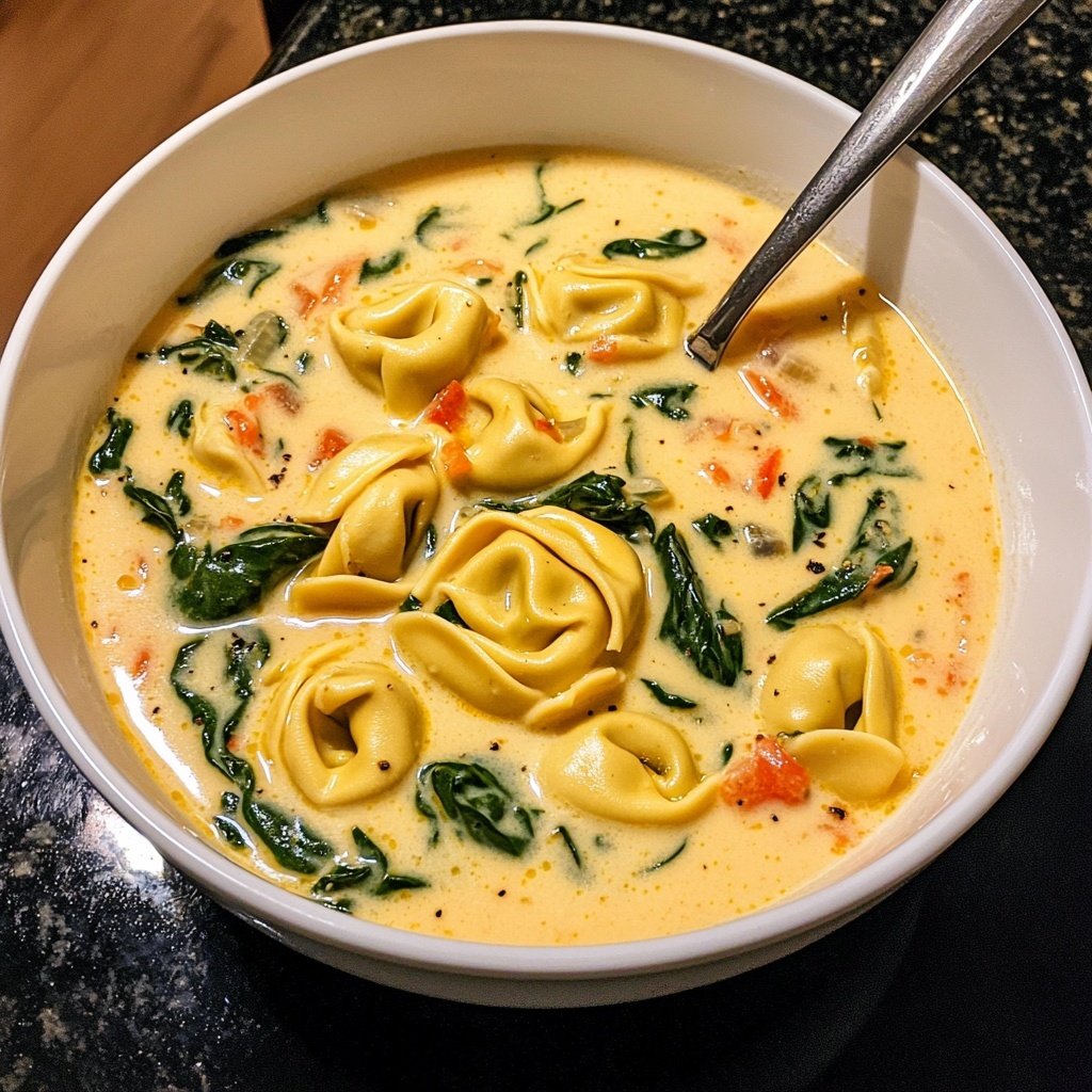 Creamy Tortellini Soup