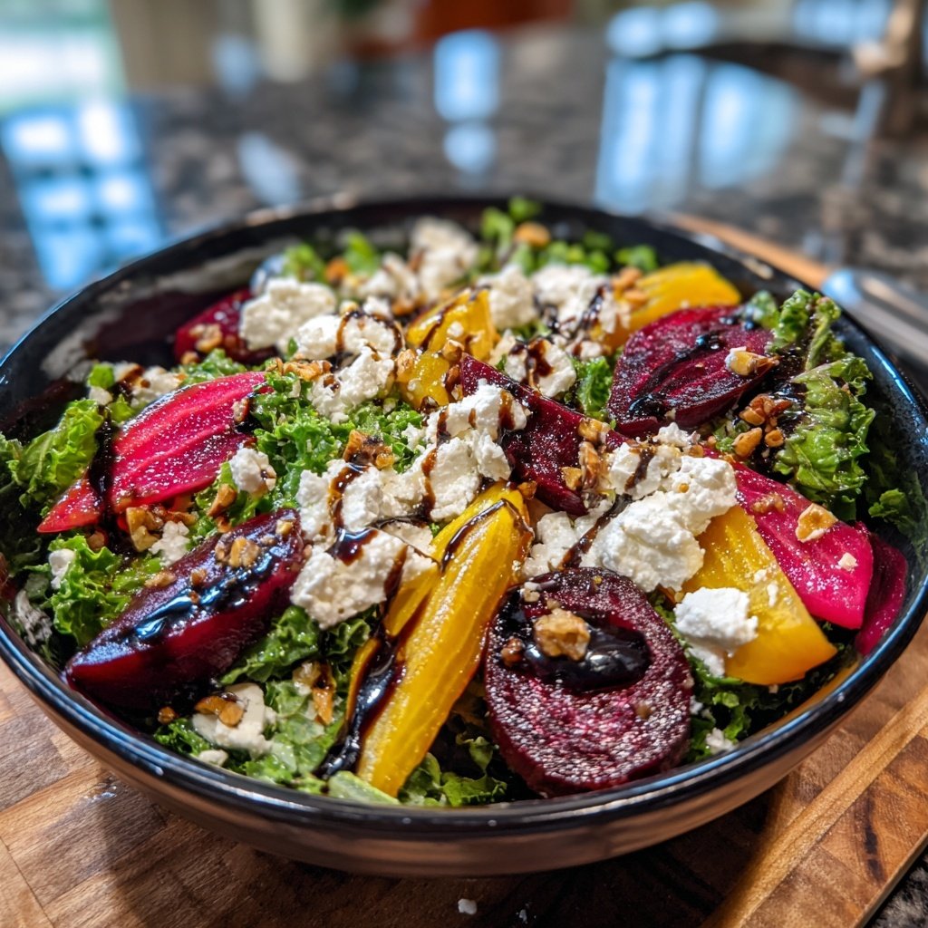 Roasted Beet High-Protein Salad