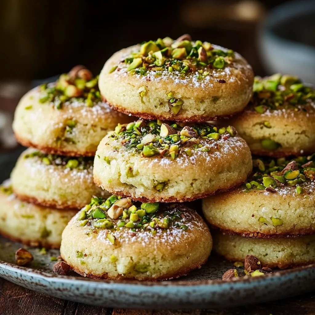 Pistachio Wedding Cookies Recipe