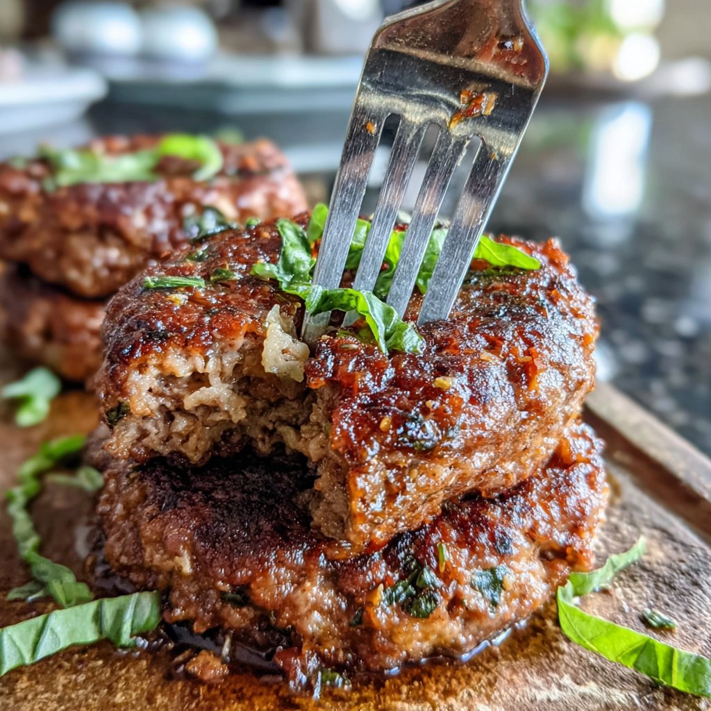 Italian Herb Hamburger Steaks