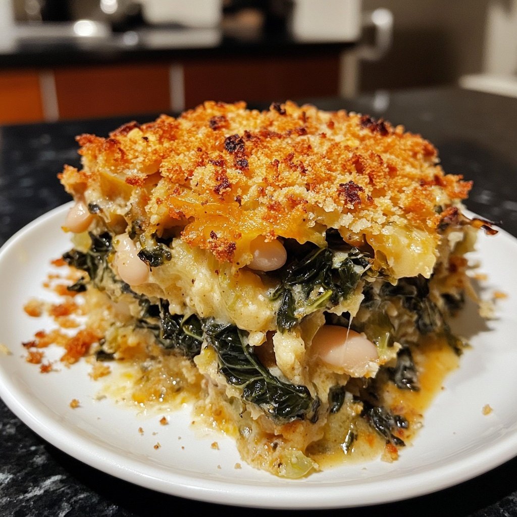 Swiss Chard, Fennel & White Bean Gratin