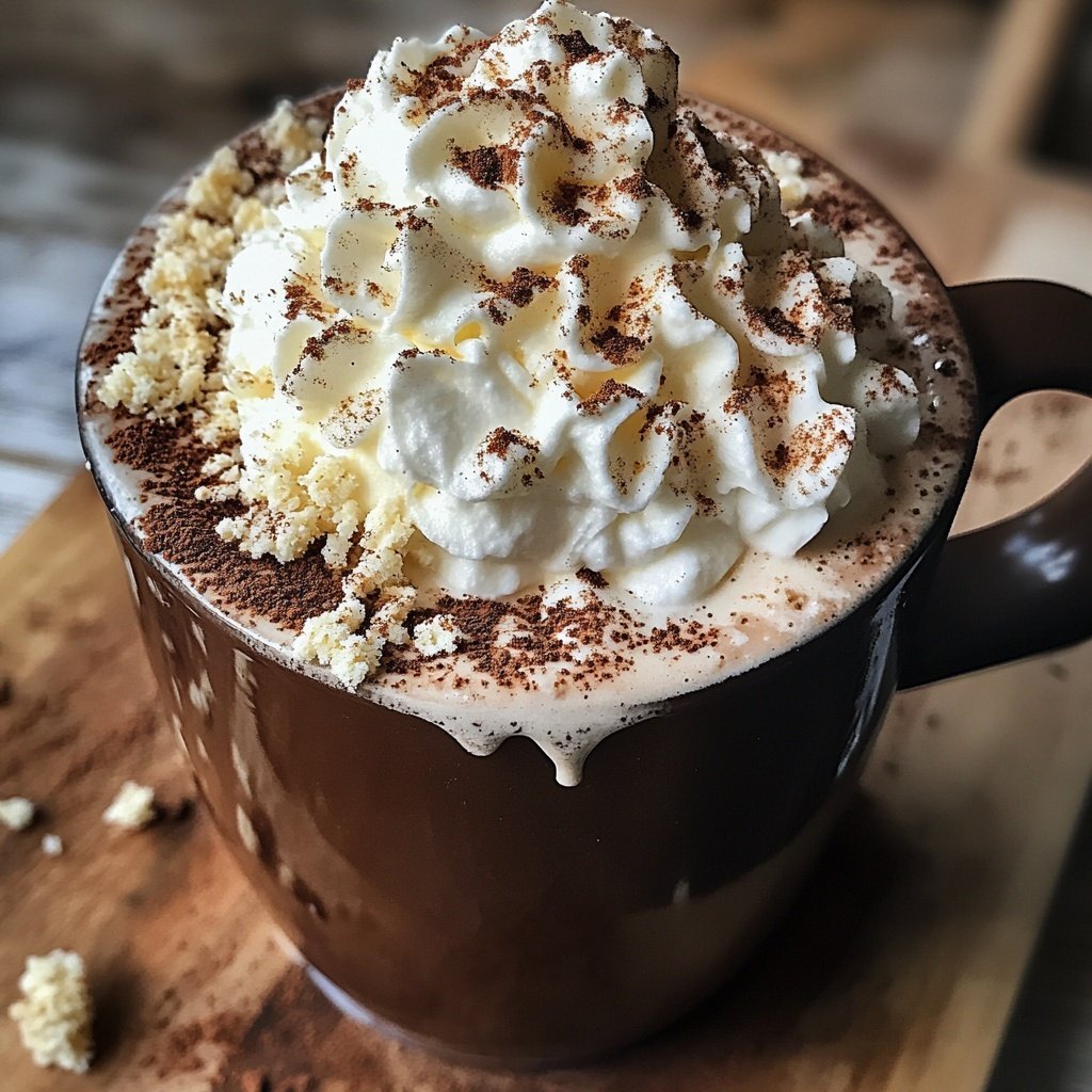 Hot Chocolate with Cinnamon, Vanilla and Whipped Cream