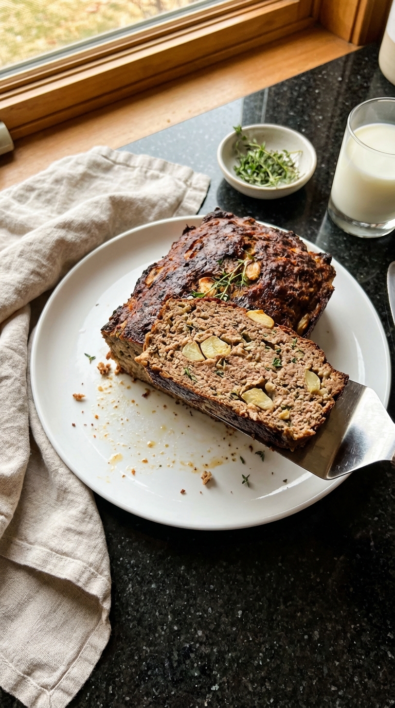 Roasted Garlic Meatloaf