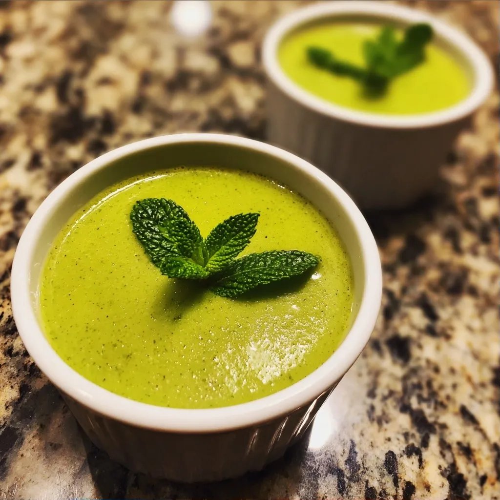 Chilled Mint Melon Soup