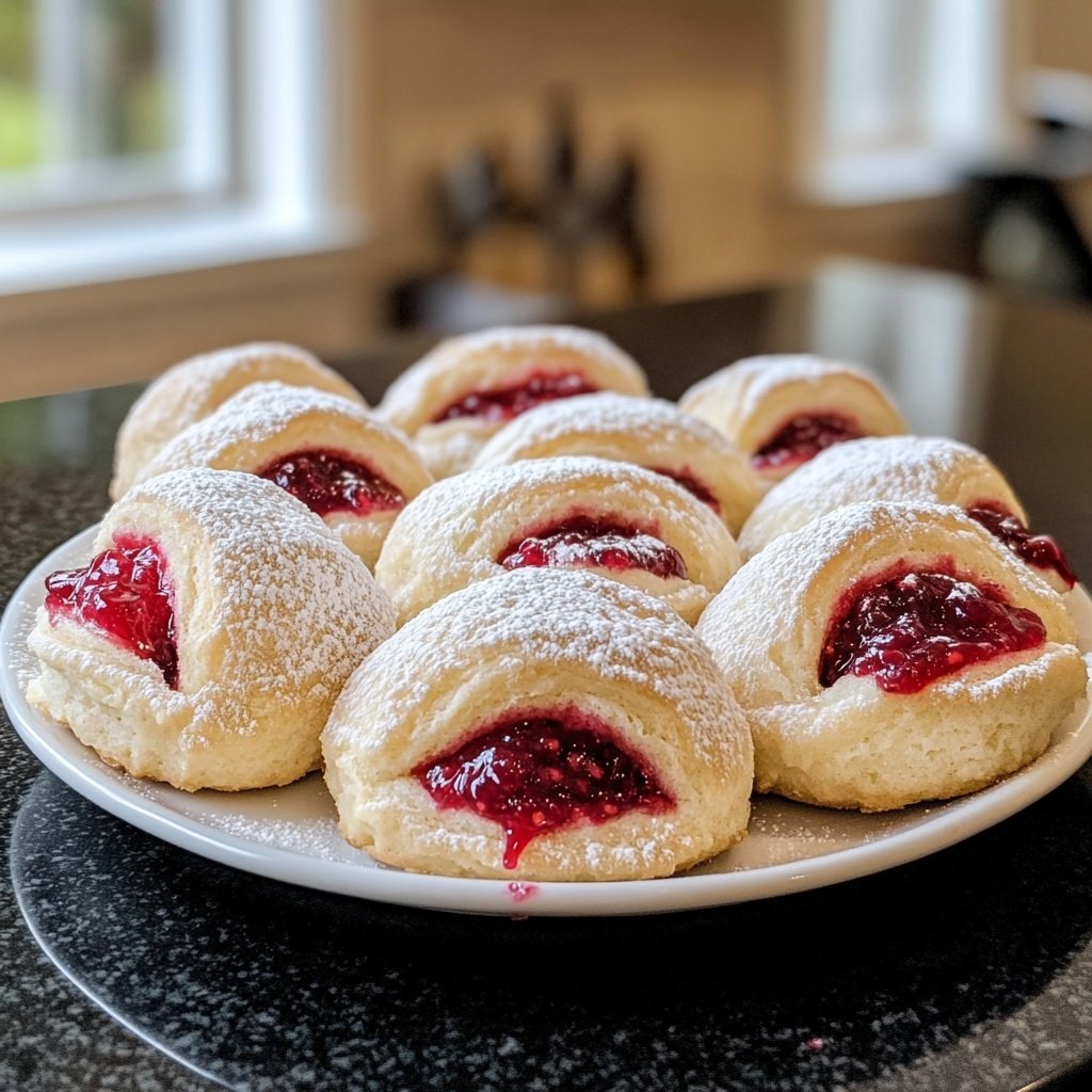 Raspberry-Filled Angel Eyes