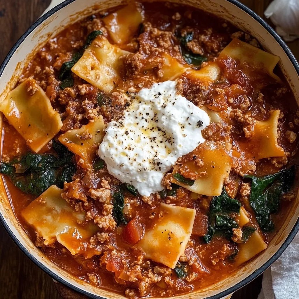 The Best One-Pot Lasagna Soup