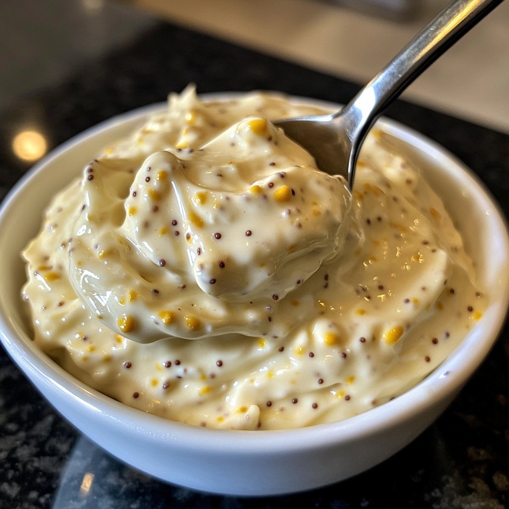 Mustard Seed Crunchy Homemade Mayonnaise