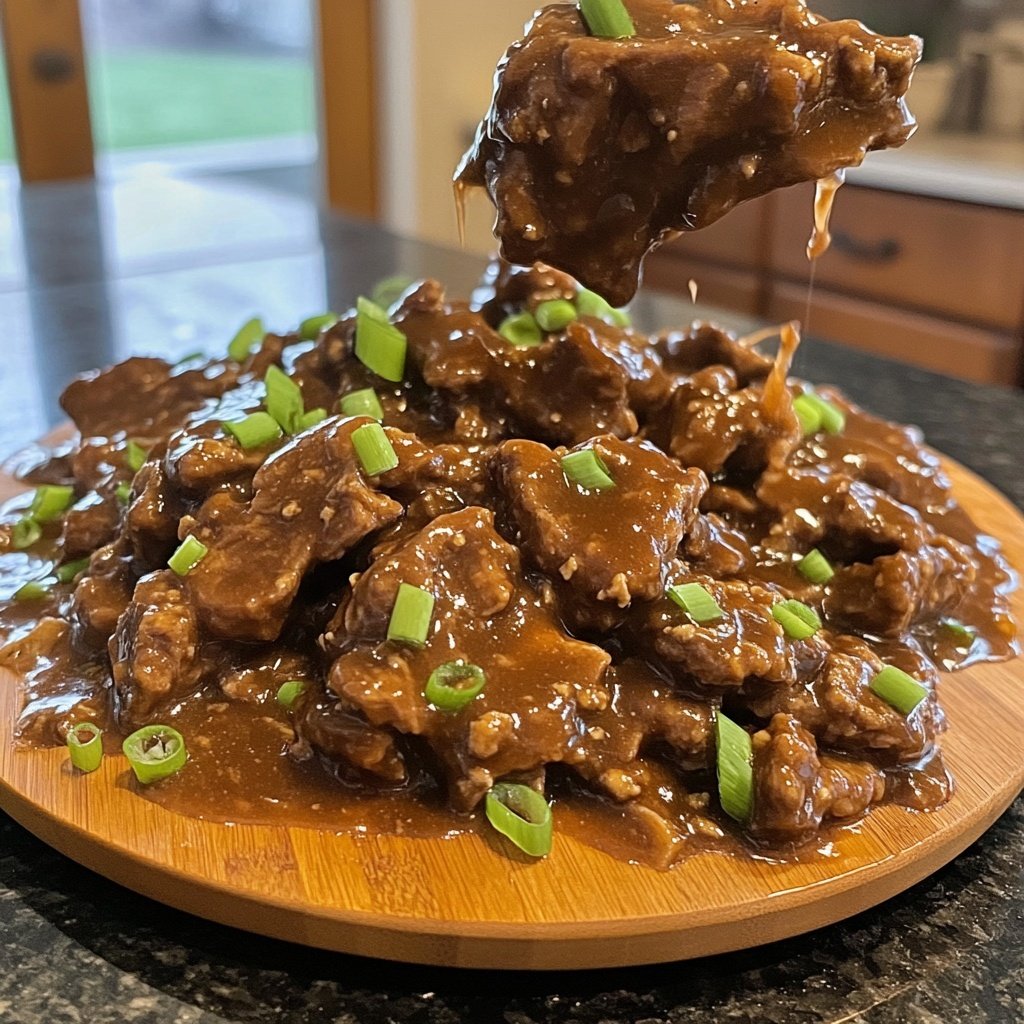 Slow Cooker Mongolian Beef
