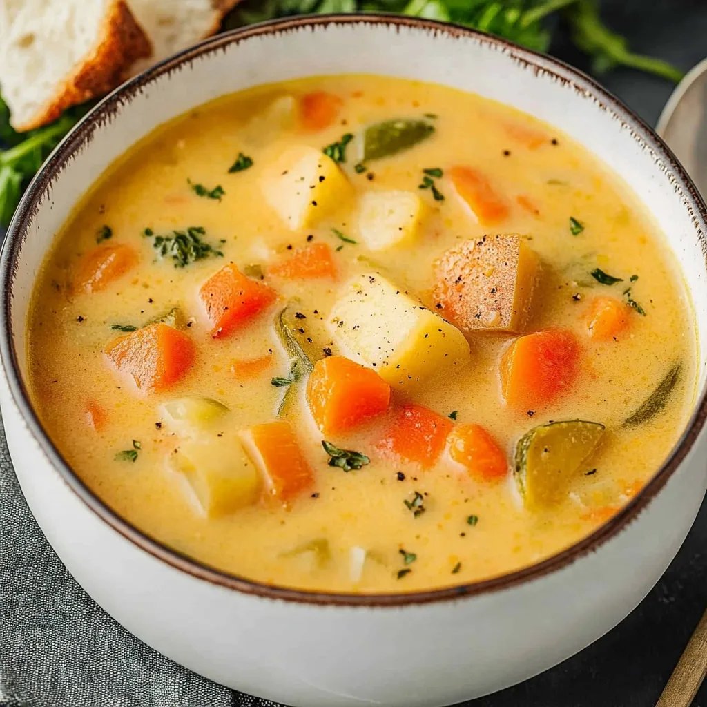 Creamy Vegetable Soup Recipe