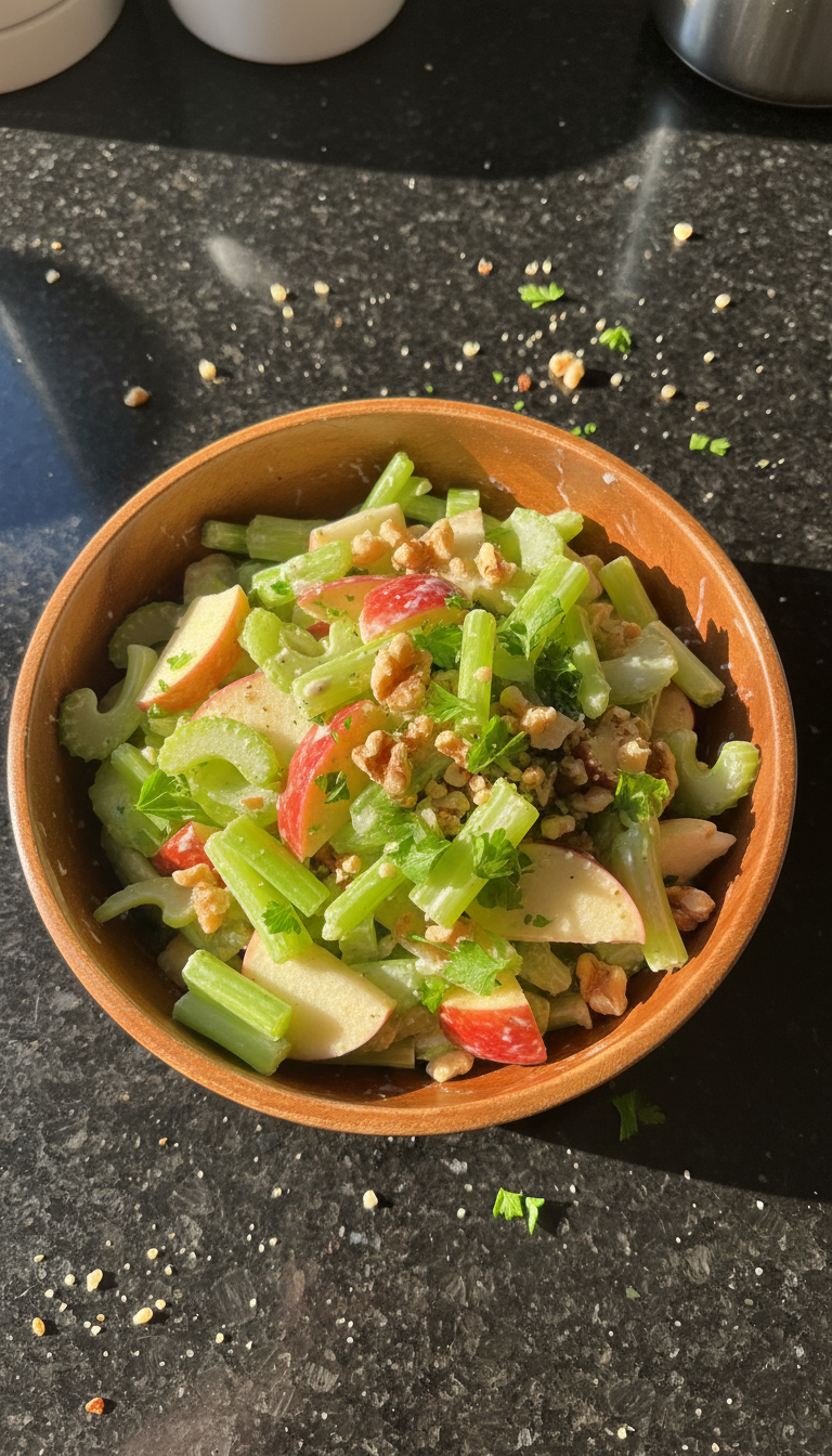 Crispy Celery and Apple Salad
