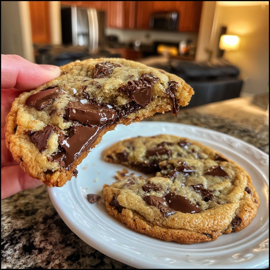 Crispy Edges Soft Center Chocolate Chip Cookies