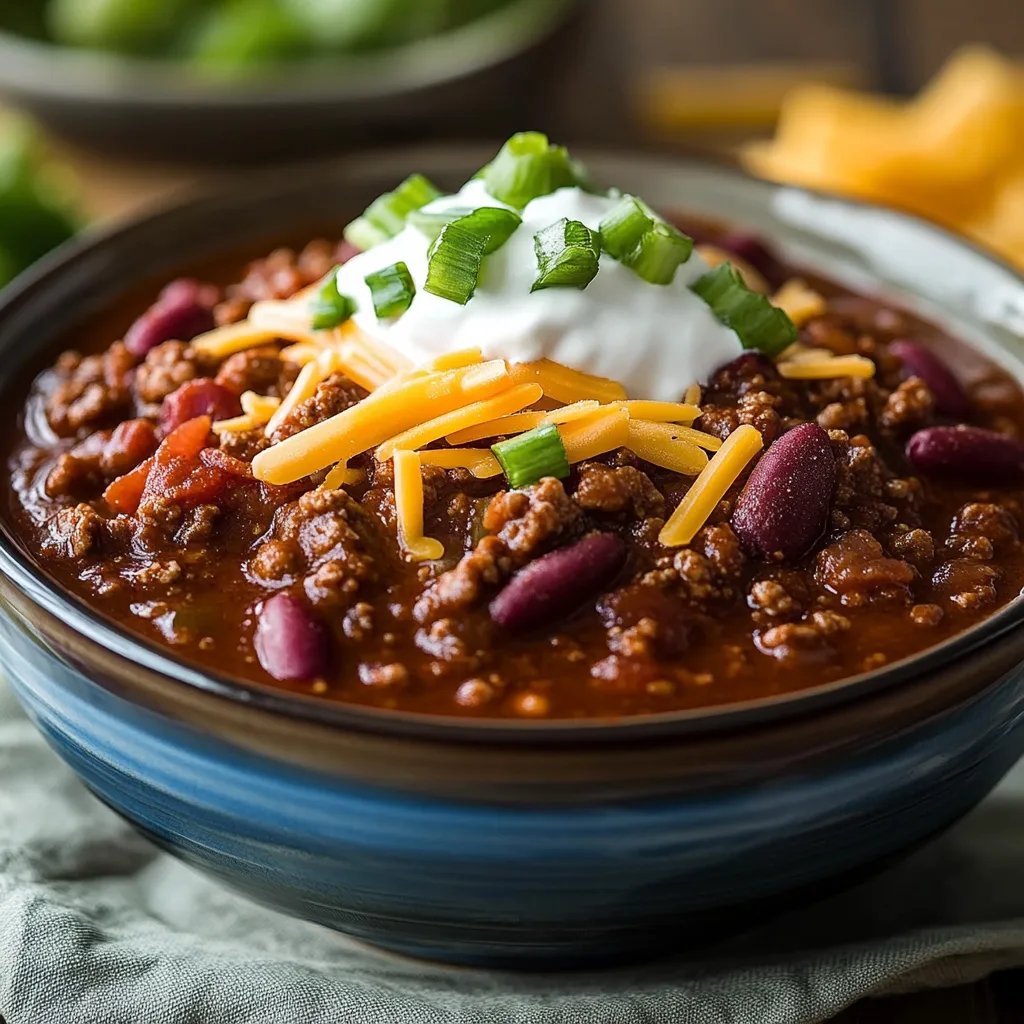Easy Crockpot Chili Recipe