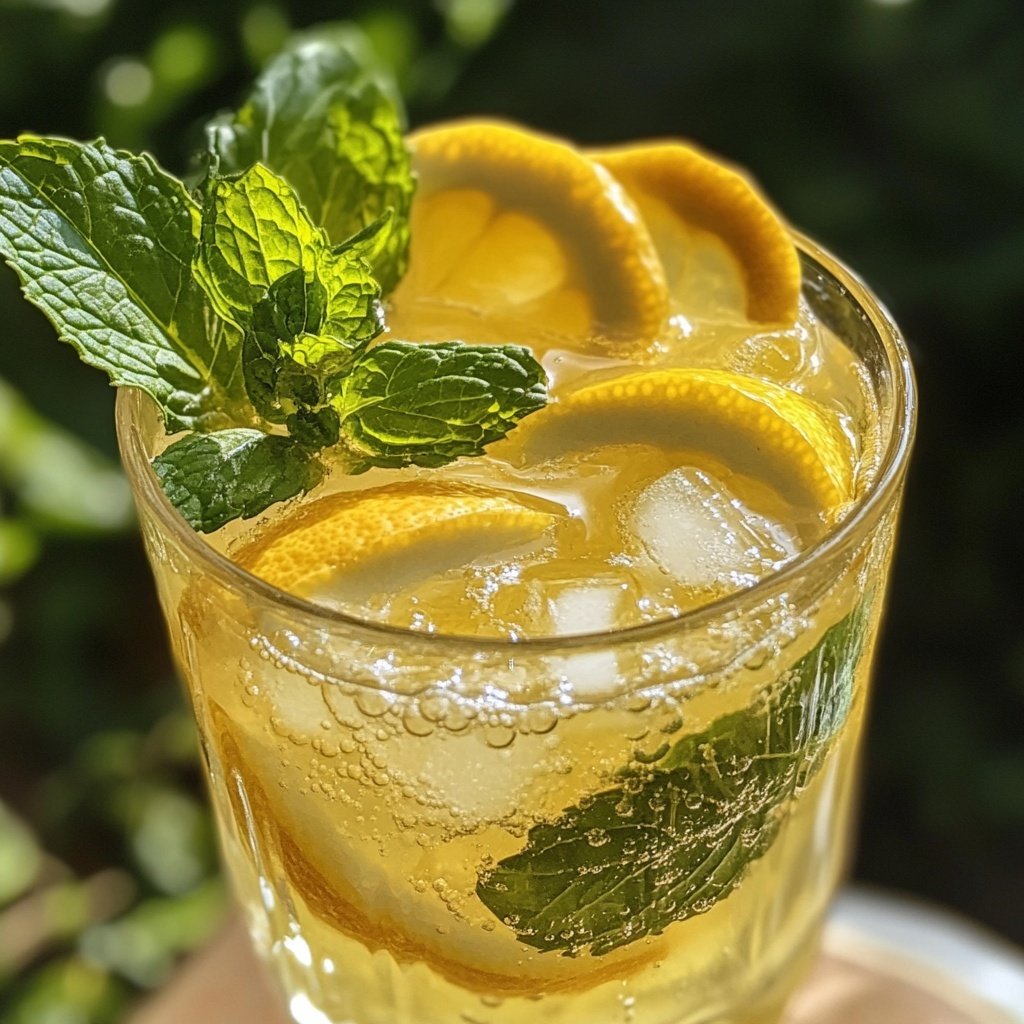 Meyer Lemon Fizz Mocktail