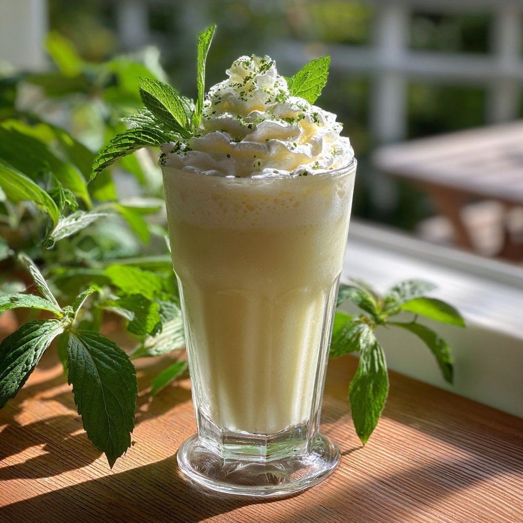 Minted Vanilla Bean Frappe