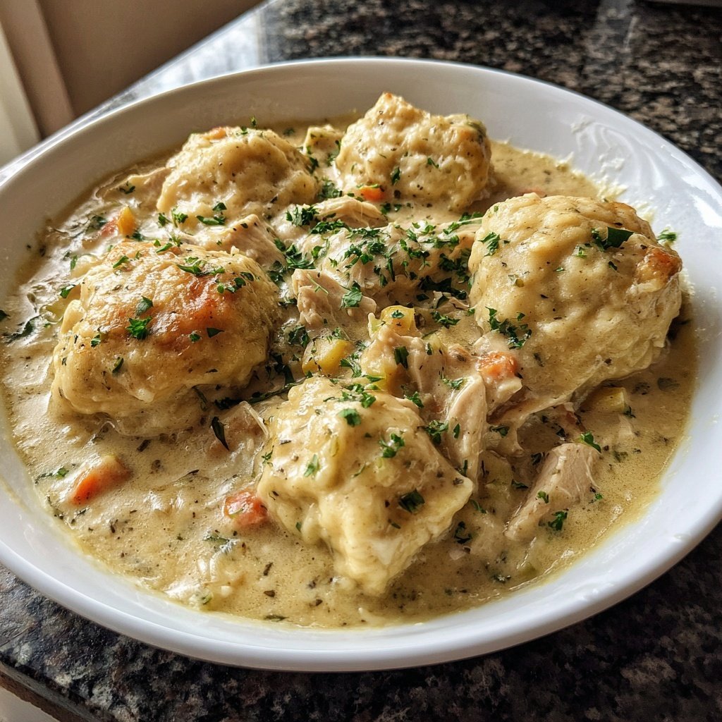 Chicken and Dumplings Creamy Comfort