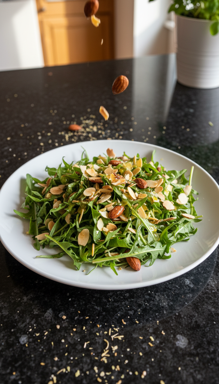 Nutty Dandelion Salad Treat