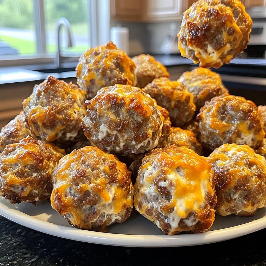 Cream Cheese Sausage Balls