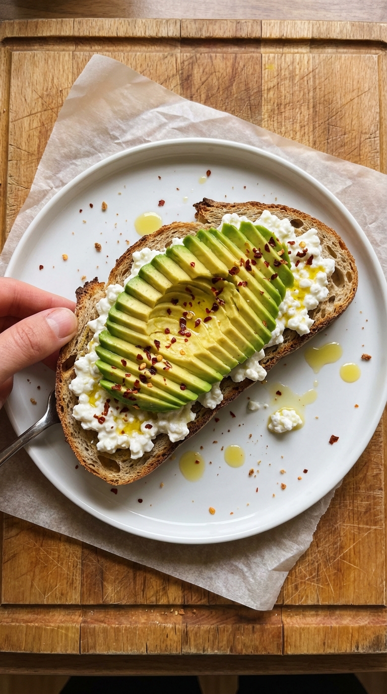 Cottage Cheese & Avocado Toast