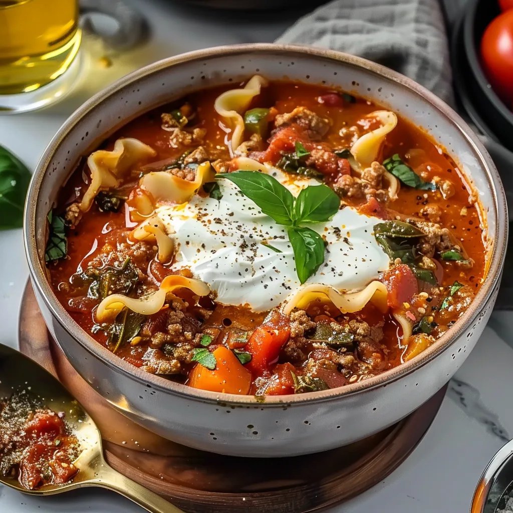 Best Easy Lasagna Soup