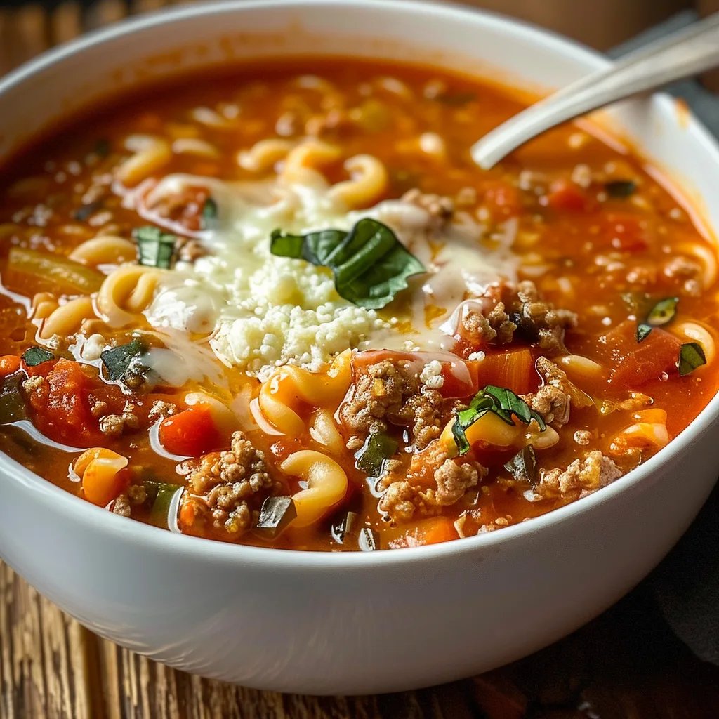 Hearty Lasagna Soup