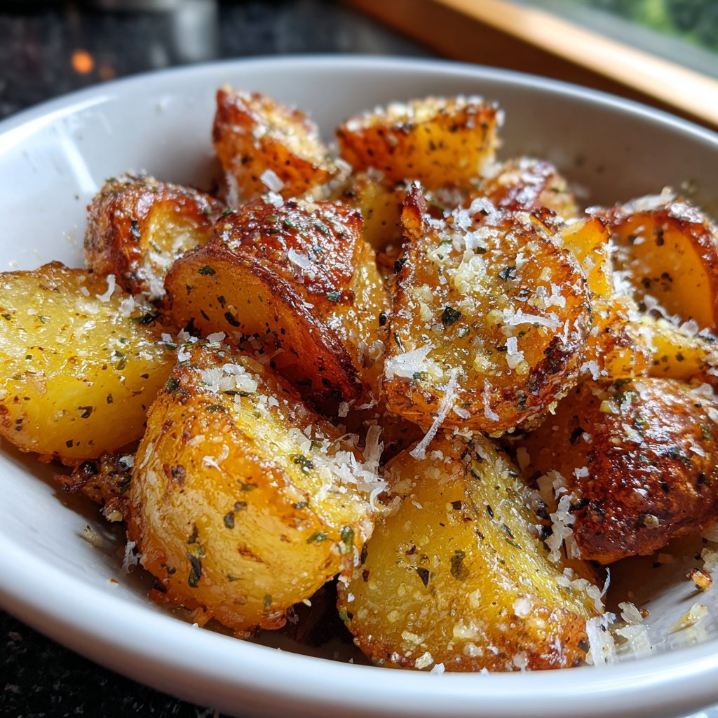 Garlic Parmesan Roasted Potatoes