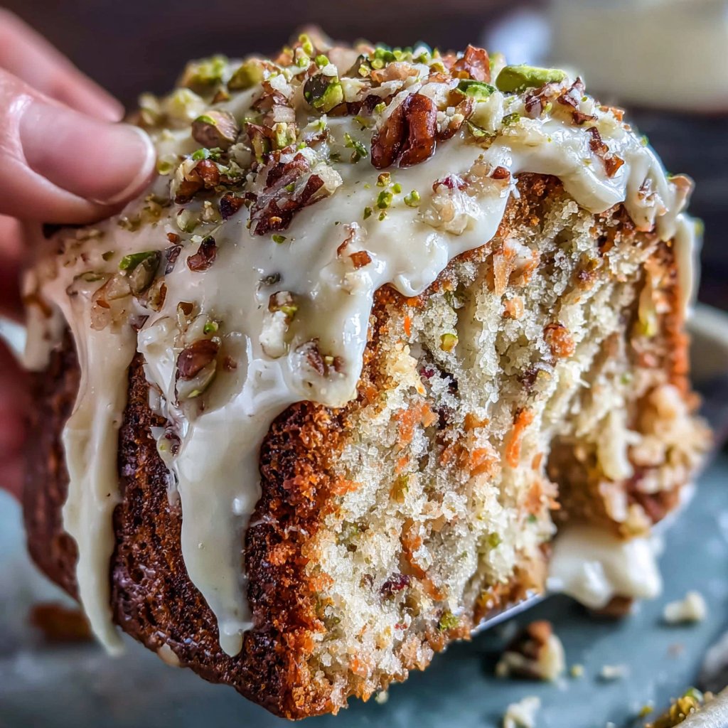Carrot Pistachio Spring Cake