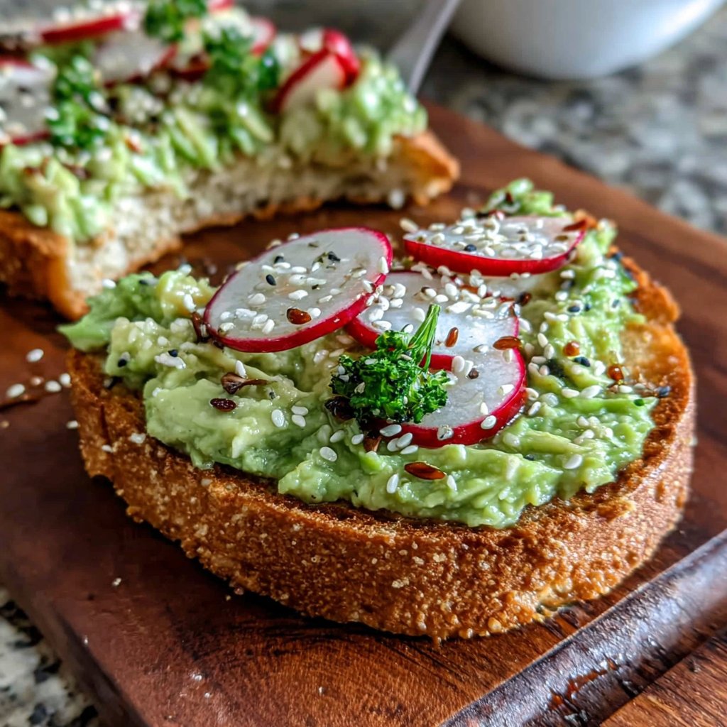 Creamy Avocado Lunch Toast