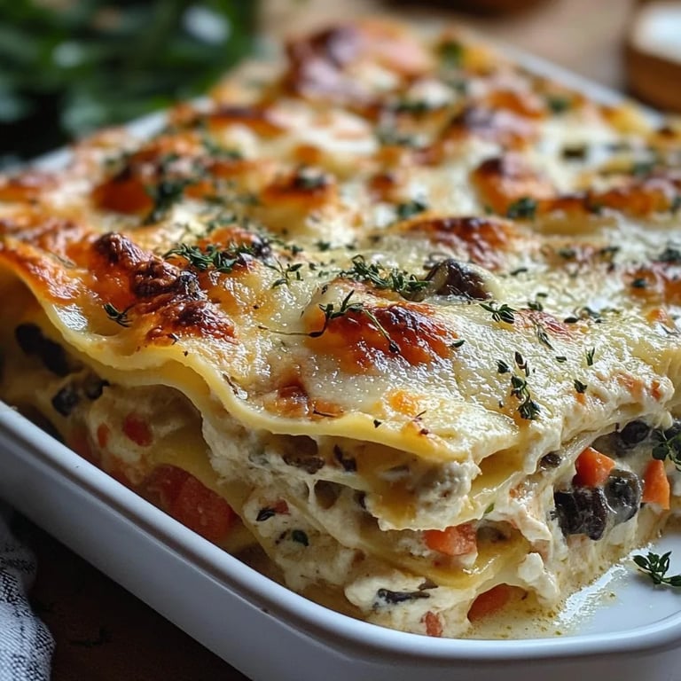 Loaded Veggie White Lasagna