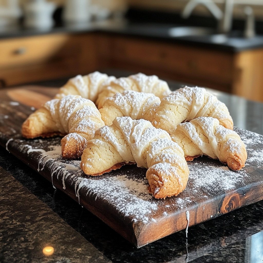 Vanilla Crescent Cookies with Bourbon Vanilla