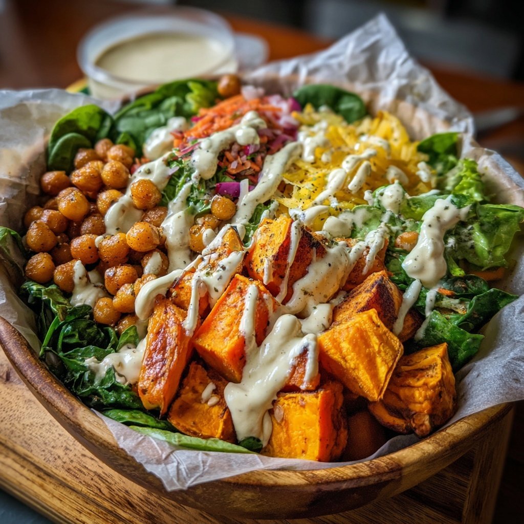 Sweet Potato Chickpea Buddha Bowl