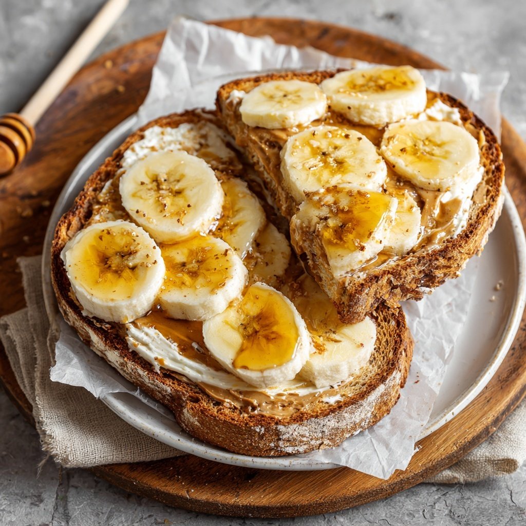 Peanut Butter Banana Toast