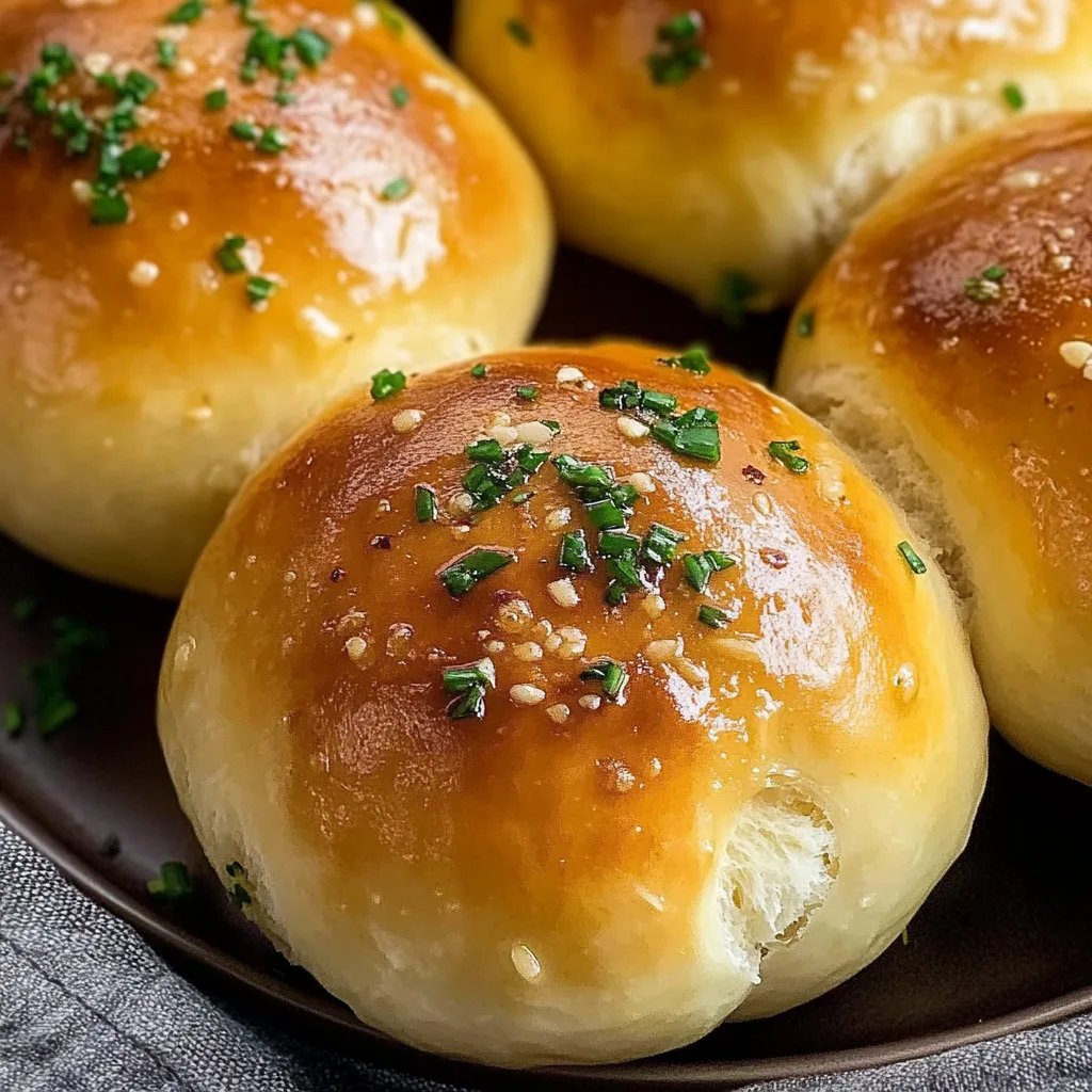 Easiest Garlic Butter Dinner Rolls